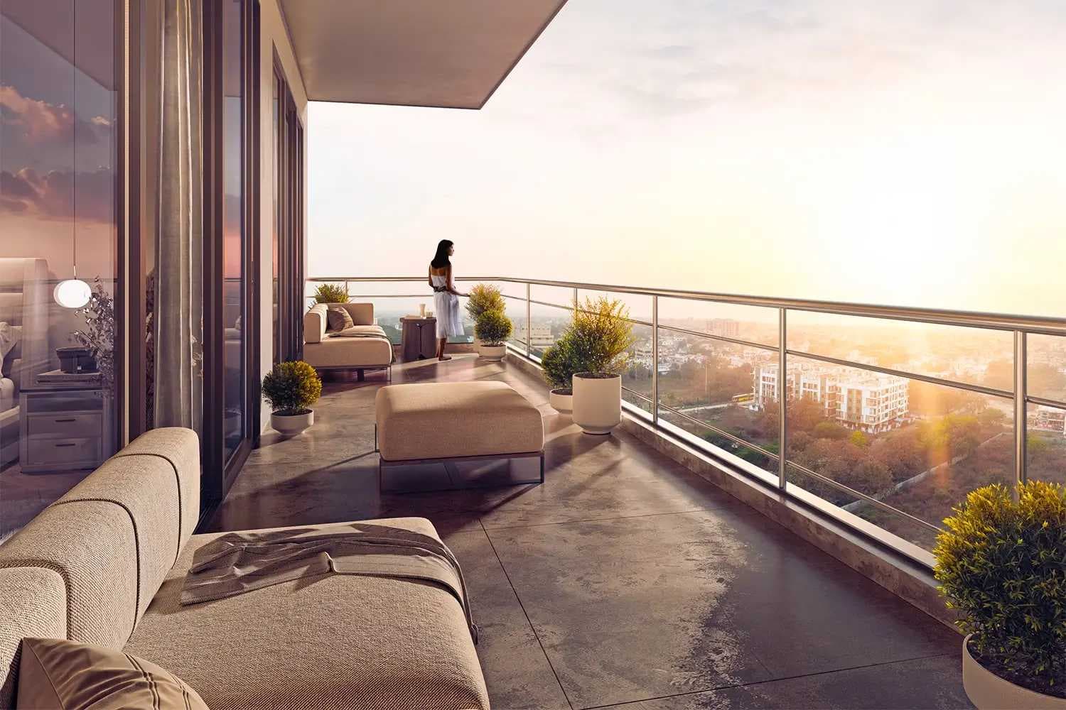 SS Camasa balcony city view